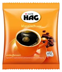 Caf&eacute; Hag classic mild kawa bezkofeinowa 80 x 60g mielona, porcjowana